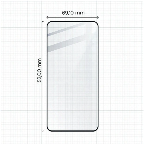 Szkło hartowane Bizon Glass Edge do Huawei P50 czarne