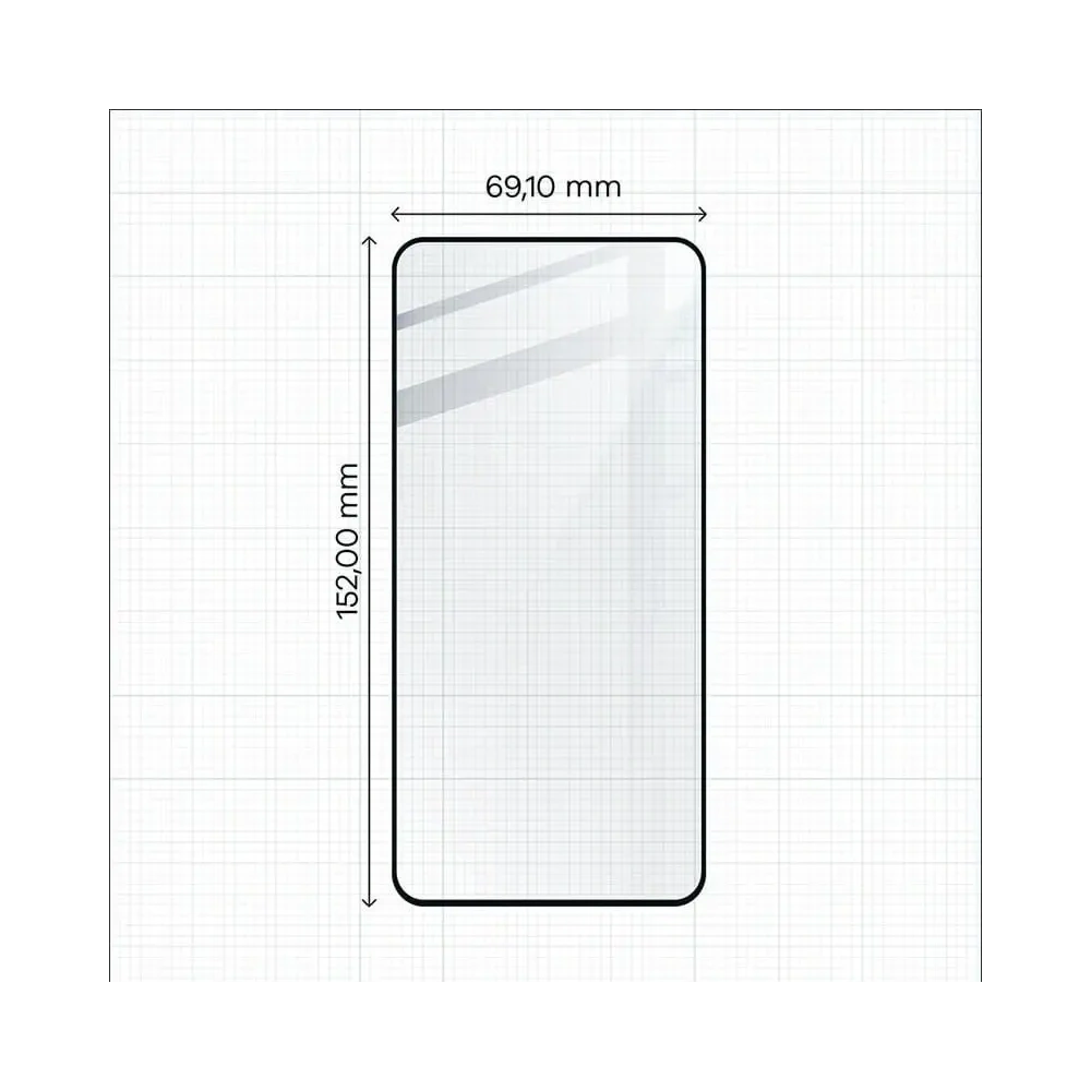 Hurtownia GSM - Bizon Glass Edge Huawei P50 fekete - BIZ394 - {ean13} - Hurt