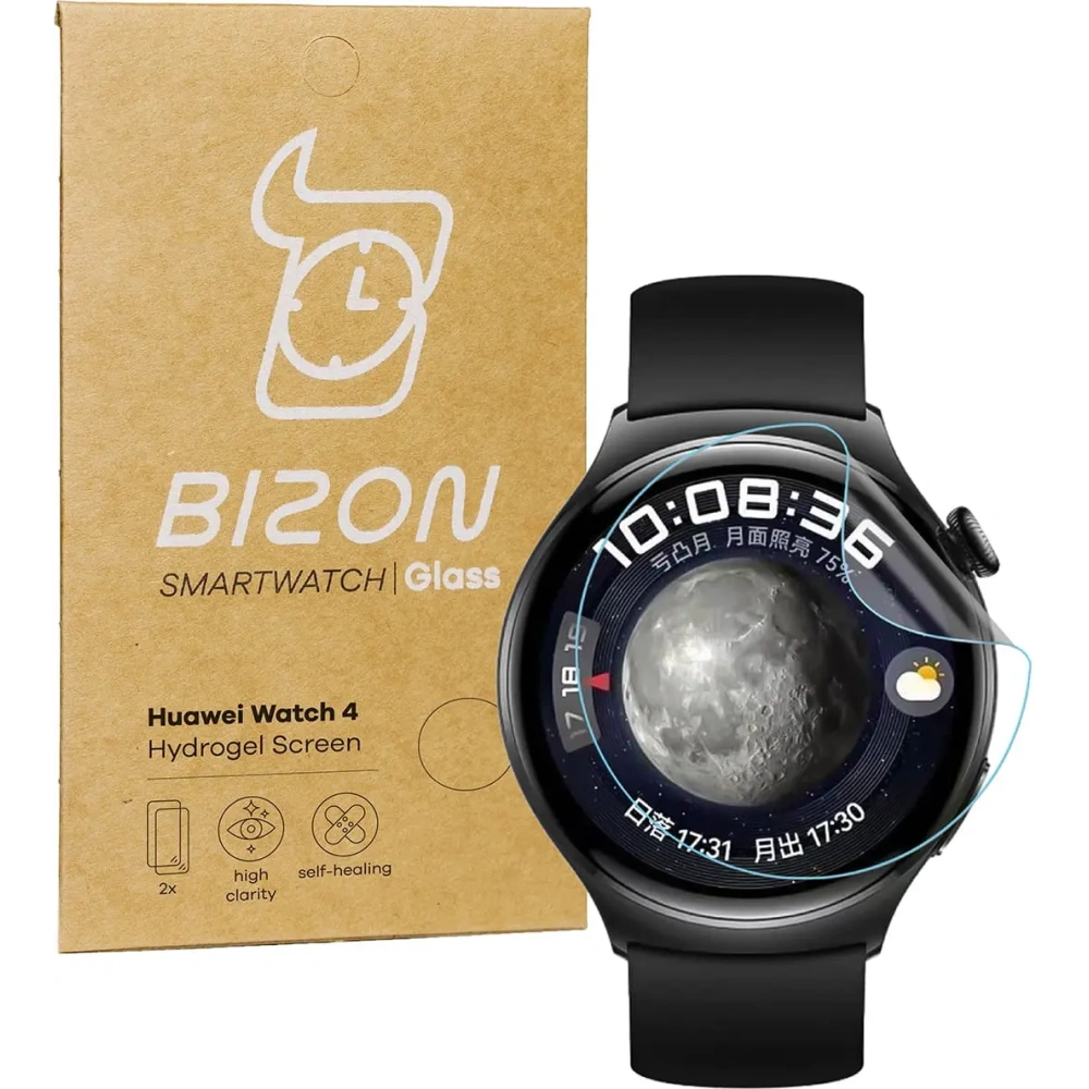 Hurtownia GSM - Bizon Glass Hydrogel Huawei Uhr 4 [2 PACK] - BIZ397 - {ean13} - Hurt