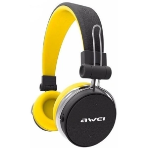 AWEI słuchawki nauszne Bluetooth A700BL czarno-żółty/black yellow