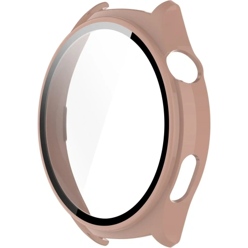 Etui Bizon Case + Glass Watch do Huawei Watch 4 46 mm różowe