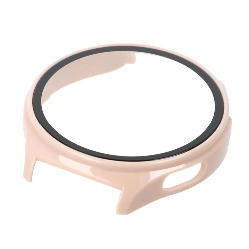 Etui Bizon Case + Glass Watch do Huawei Watch 4 46 mm różowe