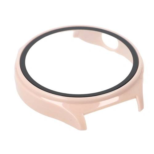 Etui Bizon Case + Glass Watch do Huawei Watch 4 46 mm różowe