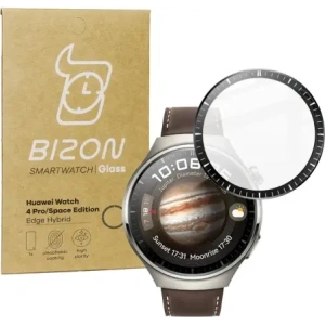 Hurtownia GSM - Bizon Glass Watch Edge Hybrid Huawei Watch 4 Pro / 4 Pro Space Edition fekete - BIZ401 - {ean13} - Hurt