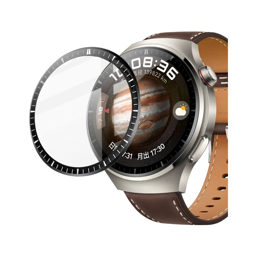 Wholesale Bizon Glass Watch Edge Hybrid Huawei Watch 4 Pro / 4 Pro Space Edition black - BIZ401 - {ean13} - Hurt