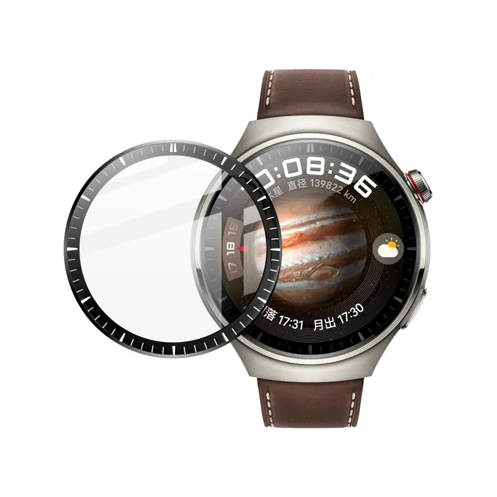 Hurtownia GSM - Bizon Glass Watch Edge Hybrid Huawei Watch 4 Pro / 4 Pro Space Edition schwarz - BIZ401 - {ean13} - Hurt