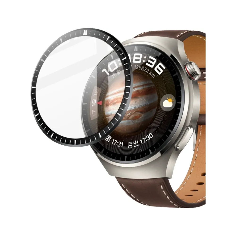 Hurtownia GSM - Bizon Glass Watch Edge Hybrid Huawei Watch 4 Pro / 4 Pro Space Edition schwarz - BIZ401 - {ean13} - Hurt