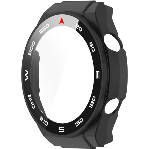 Etui Bizon Case+Glass Set do Huawei Watch Ultimate czarne