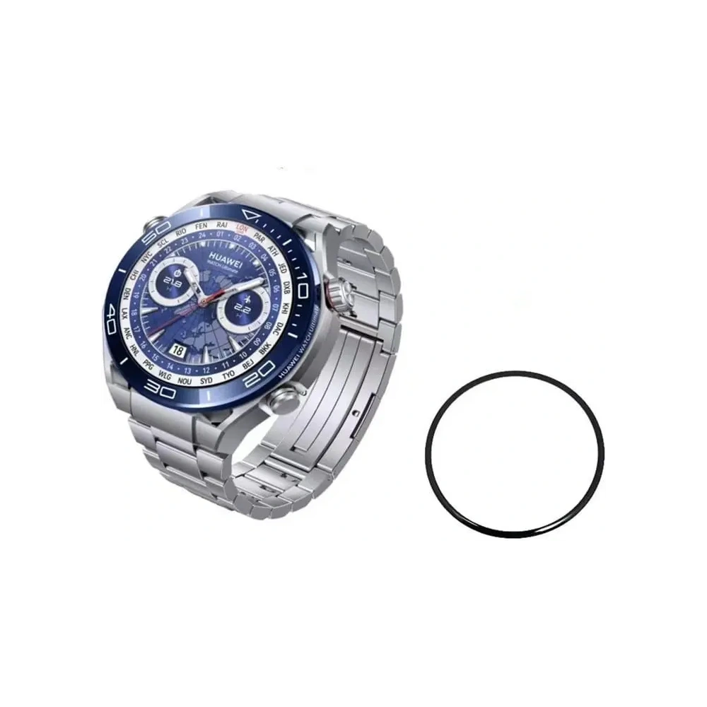 Hurtownia GSM - Sklo hybridní Bizon Glass Watch Edge Hybrid pro Huawei Watch Ultimate černé - BIZ406 - {ean13} - Hurt