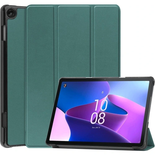 Etui Bizon Case Tab Croc do Lenovo Tab M10 ciemnozielone