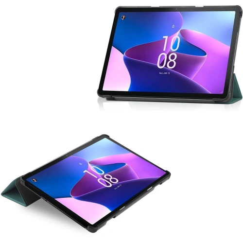 Etui Bizon Case Tab Croc do Lenovo Tab M10 ciemnozielone