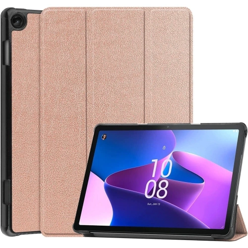 Etui Bizon Case Tab Croc do Lenovo Tab M10 różowozłote