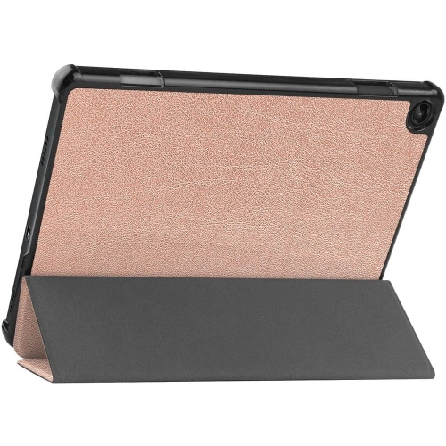 Etui Bizon Case Tab Croc do Lenovo Tab M10 różowozłote