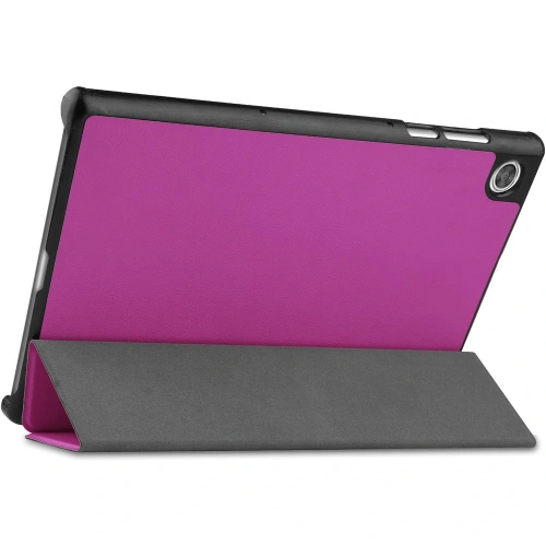 Etui Bizon Case Tab Croc do Lenovo Tab M10 Gen 2 ciemnofioletowe