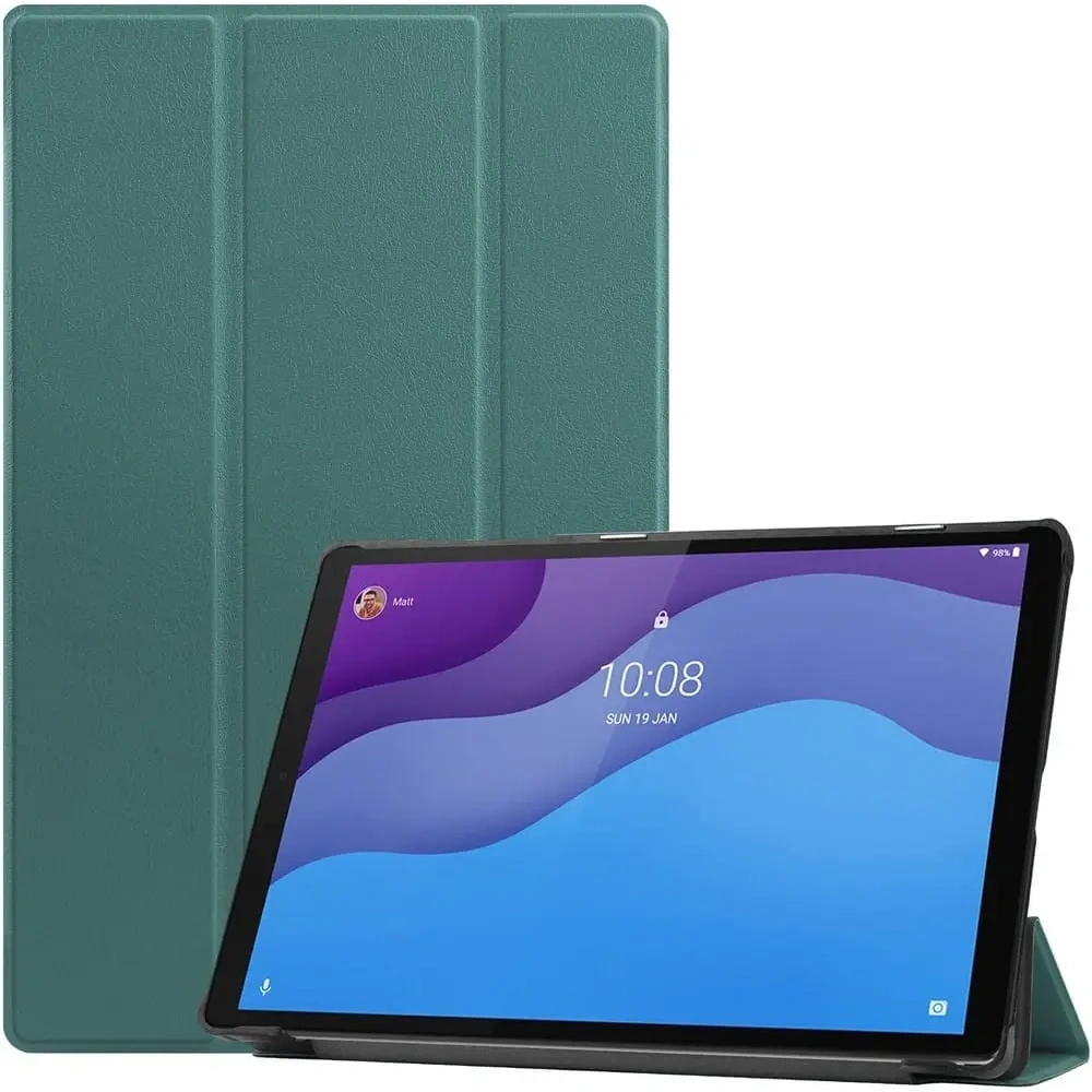 Hurtownia GSM - Etui Bizon Case Tab Croc pro Lenovo Tab M10 Gen 2 tmavě zelené - BIZ412 - {ean13} - Hurt