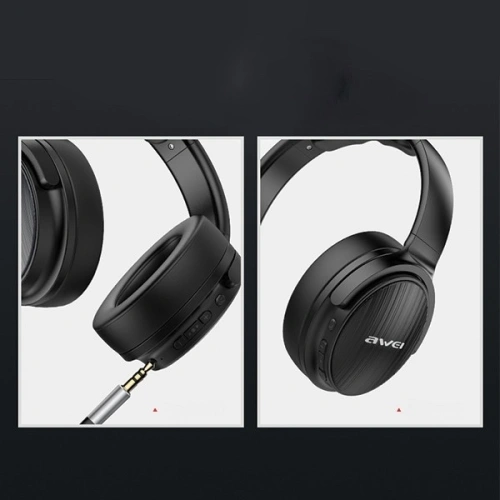 AWEI słuchawki nauszne Bluetooth A780BL czarny/black