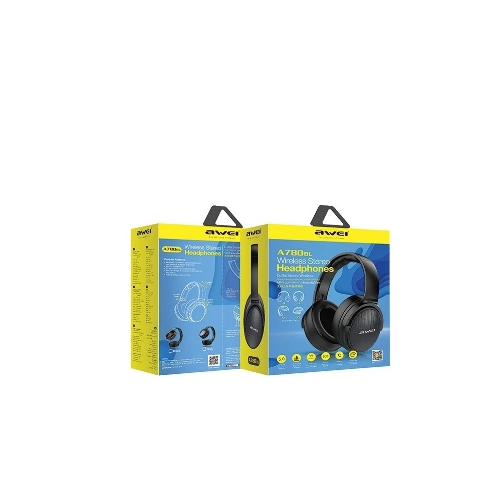 Hurtownia GSM - AWEI słuchawki nauszne Bluetooth A780BL czarny/black - AWEI023BLK - {ean13} - Hurt