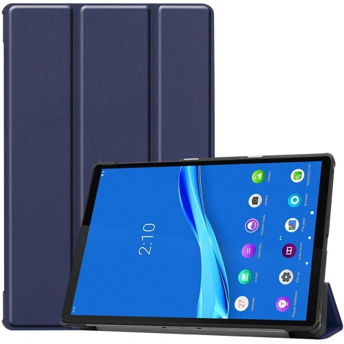 Etui Bizon Case Tab Croc do Lenovo Tab M10 Plus (2 Gen.) granatowe
