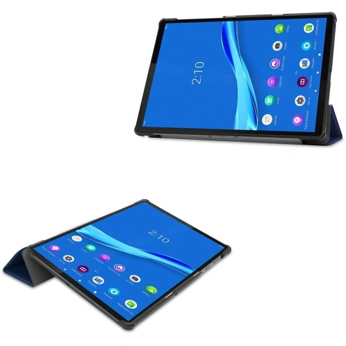 Etui Bizon Case Tab Croc do Lenovo Tab M10 Plus (2 Gen.) granatowe