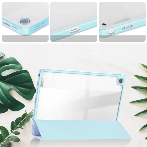 Etui Bizon Case Tab Clear Matt do Lenovo Tab M10 Plus Gen 3 błękitne