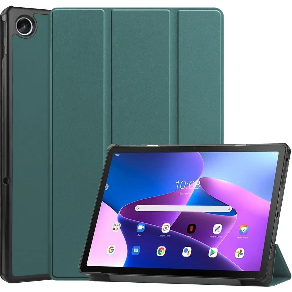 Hurtownia GSM - Bizon Case Tab Croc Lenovo Tab M10 Plus Gen 3 sötétzöld - BIZ418 - {ean13} - Hurt