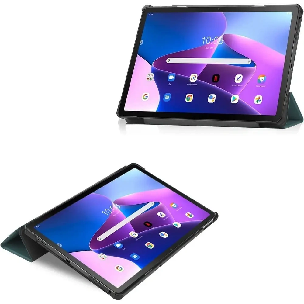 Hurtownia GSM - Bizon Case Tab Croc Lenovo Tab M10 Plus Gen 3 sötétzöld - BIZ418 - {ean13} - Hurt