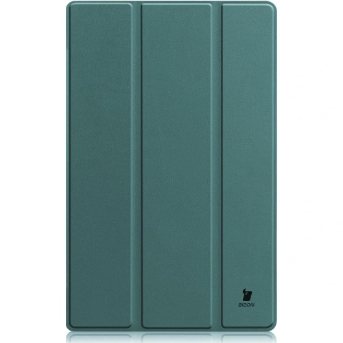 Etui Bizon Case Tab Croc do Lenovo Tab M10 Plus Gen 3 ciemnozielone
