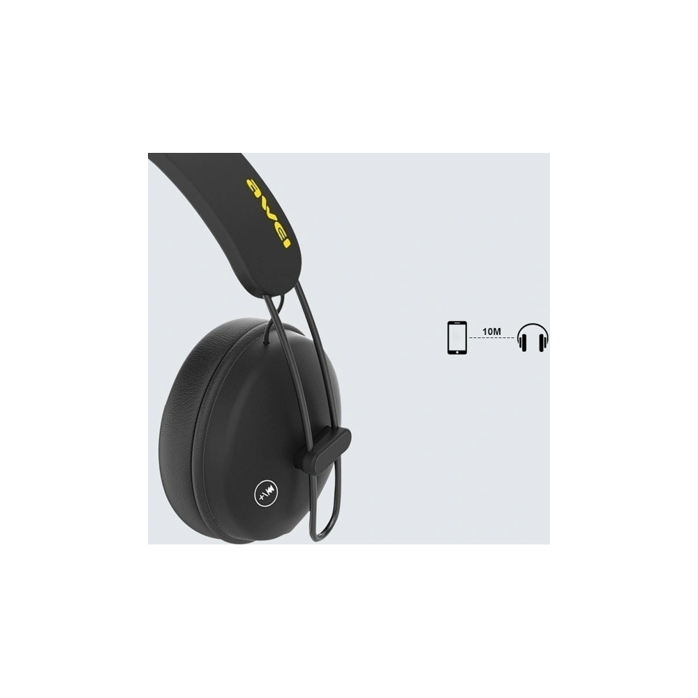 Hurtownia GSM - AWEI słuchawki nauszne Bluetooth A800BL czarny/black - AWEI024BLK - {ean13} - Hurt