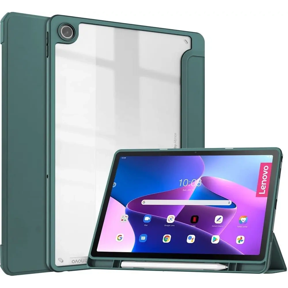 Hurtownia GSM - Bizon Case Tab Clear Matt Lenovo Tab M10 Plus Gen 3 sötétzöld - BIZ419 - {ean13} - Hurt
