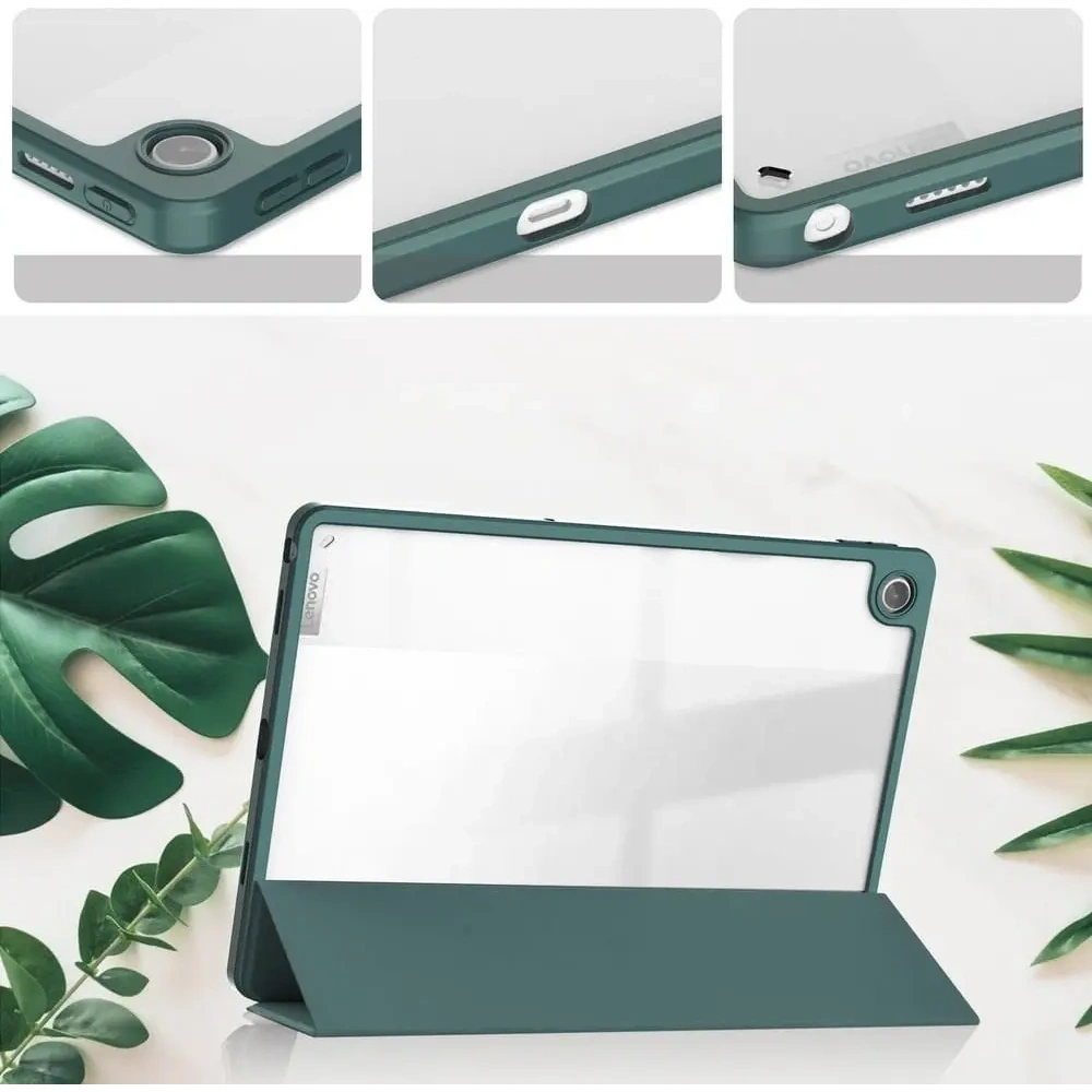 Hurtownia GSM - Bizon Case Tab Clear Matt Lenovo Tab M10 Plus Gen 3 sötétzöld - BIZ419 - {ean13} - Hurt