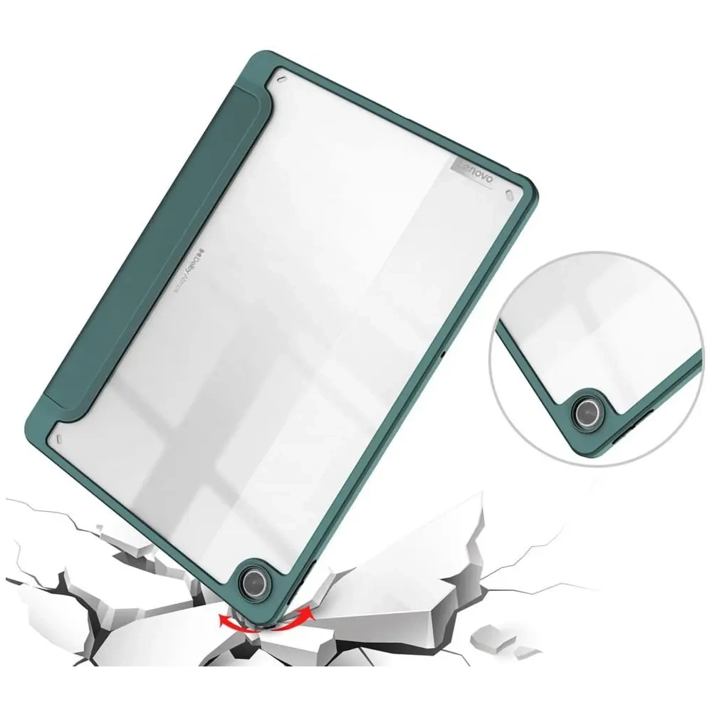 Hurtownia GSM - Bizon Case Tab Clear Matt Lenovo Tab M10 Plus Gen 3 sötétzöld - BIZ419 - {ean13} - Hurt