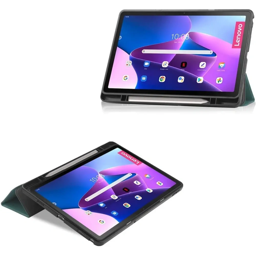 Hurtownia GSM - Bizon Case Tab Gyík Lenovo Tab M10 Plus Gen 3 sötétzöld - BIZ420 - {ean13} - Hurt