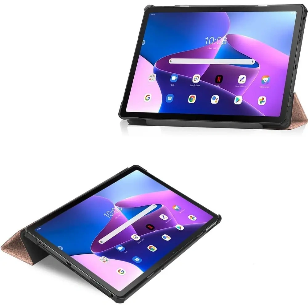 Hurtownia GSM - Carcasă Bizon Tab Croc Lenovo Tab M10 Plus Gen 3 roz aurie - BIZ421 - {ean13} - Hurt