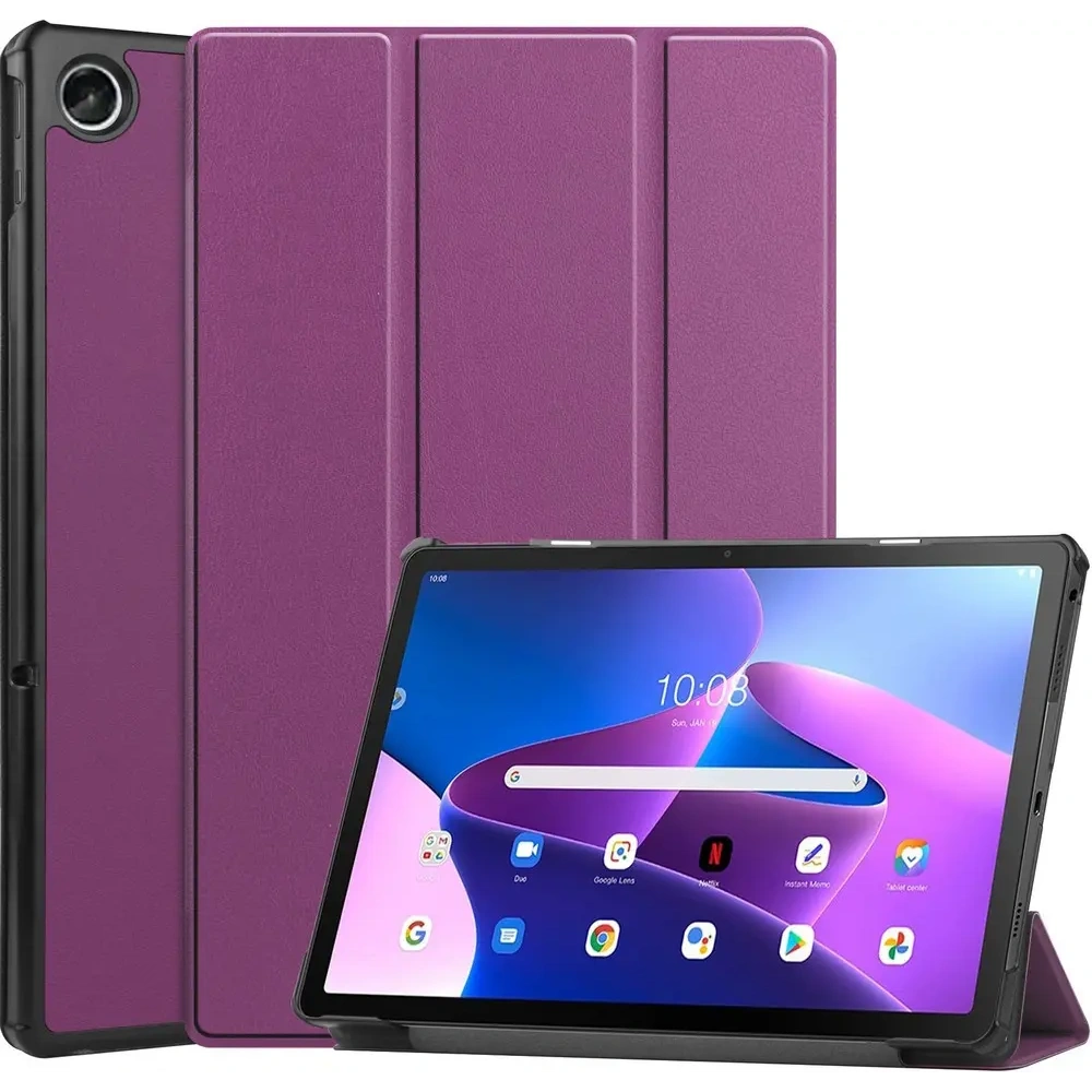 Hurtownia GSM - Bizon Case Tab Croc Lenovo Tab M10 Plus Gen 3 sötét lila - BIZ423 - {ean13} - Hurt