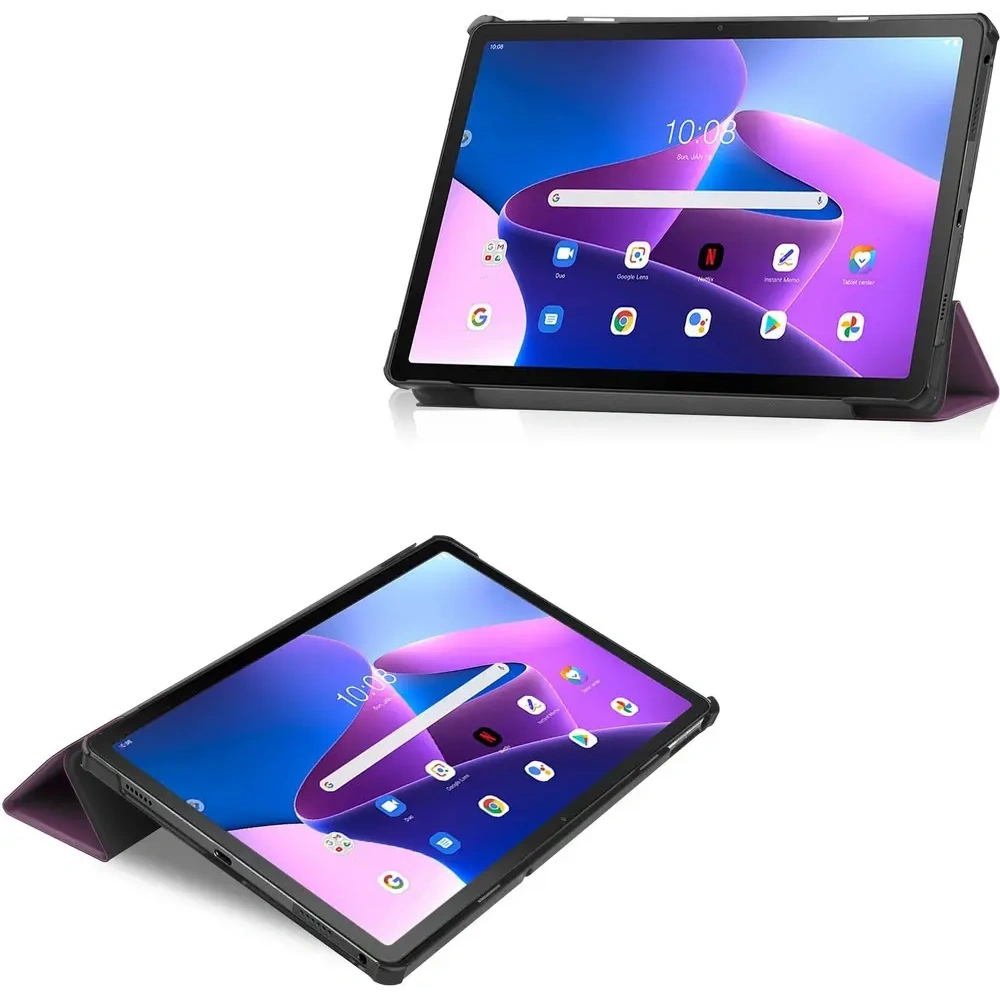Hurtownia GSM - Bizon Case Tab Croc Lenovo Tab M10 Plus Gen 3 sötét lila - BIZ423 - {ean13} - Hurt