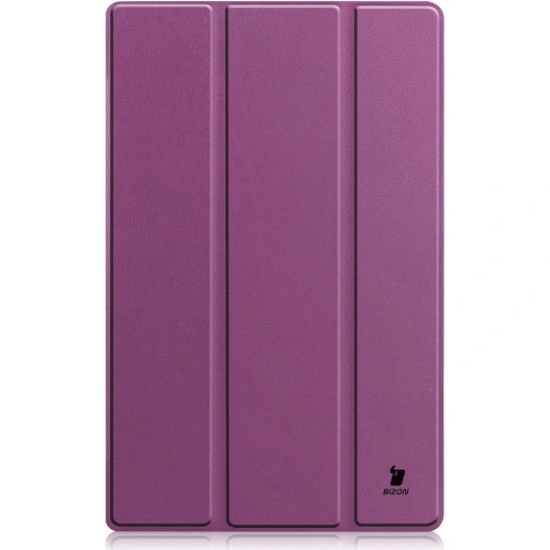 Etui Bizon Case Tab Croc do Lenovo Tab M10 Plus Gen 3 ciemnofioletowe