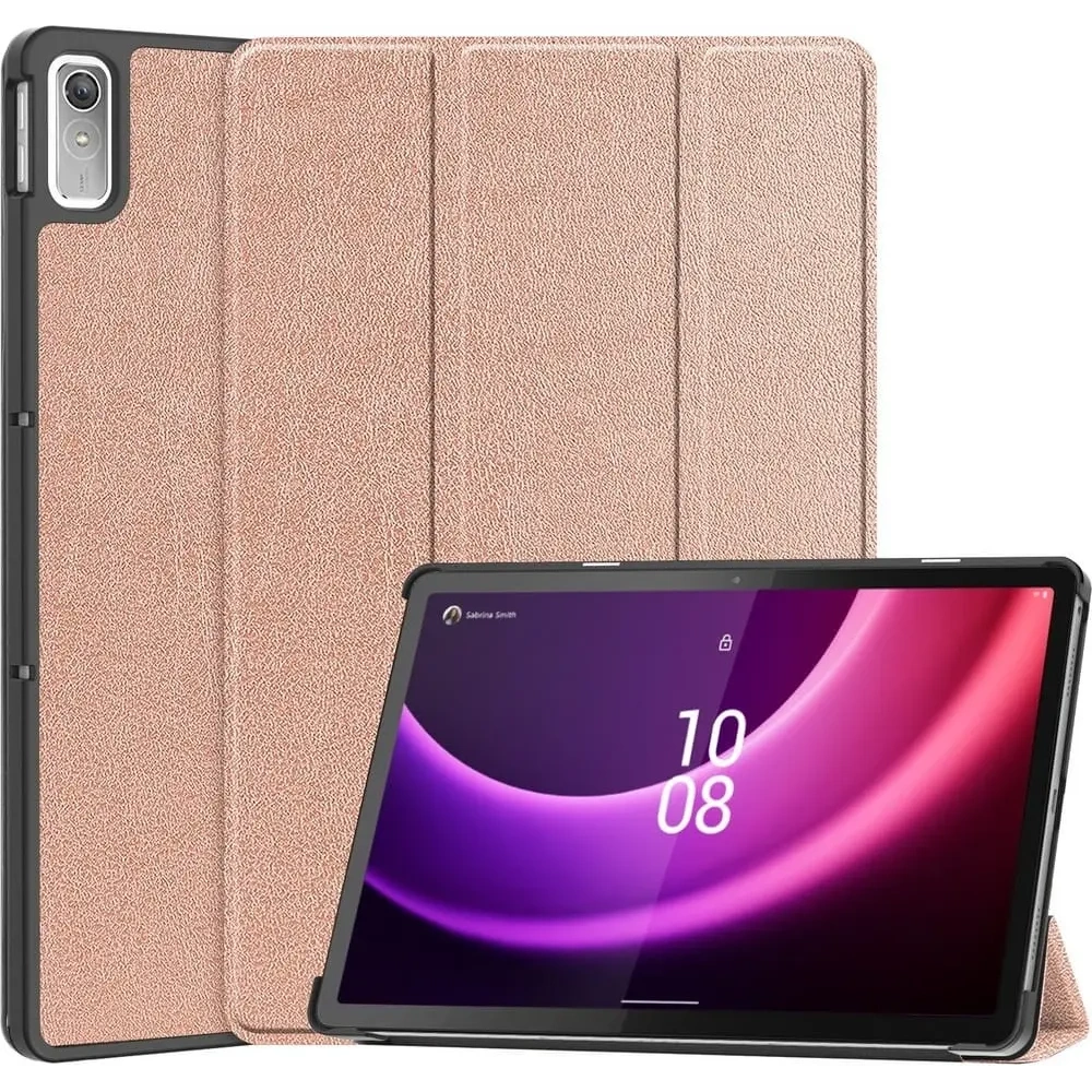 Hurtownia GSM - Etui Bizon Case Tab Croc pro Lenovo Tab P11 Gen 2 / Xiaoxin Pad Plus 2023 růžovo-zlaté - BIZ429 - {ean13} - Hurt