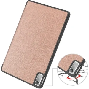 Hurtownia GSM - Etui Bizon Case Tab Croc pro Lenovo Tab P11 Gen 2 / Xiaoxin Pad Plus 2023 růžovo-zlaté - BIZ429 - {ean13} - Hurt