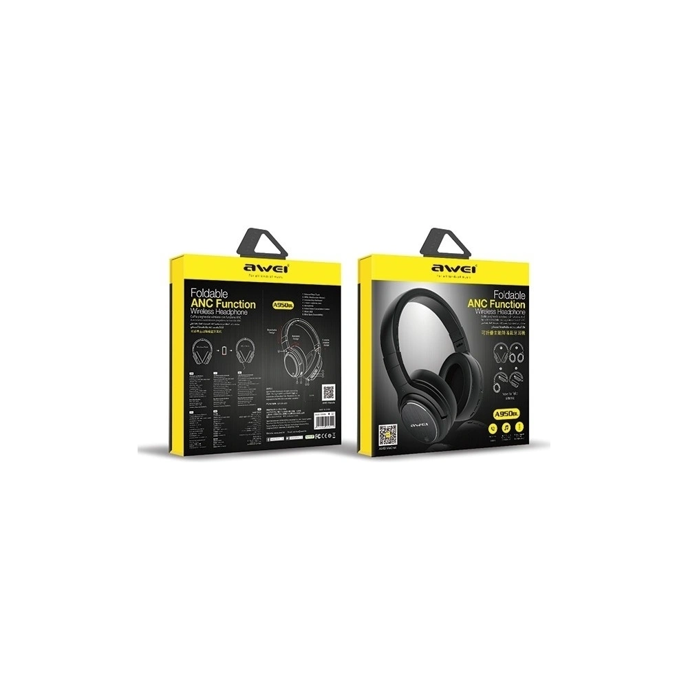 Hurtownia GSM - AWEI słuchawki nauszne Bluetooth A950BL czarny/black ANC - AWEI025BLK - {ean13} - Hurt