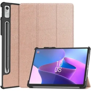 Hurtownia GSM - Etui Bizon Case Tab Croc do Lenovo Xiaoxin Pad Pro 2022 / P11 Pro Gen 2 różowozłote - BIZ434 - {ean13} - Hurt