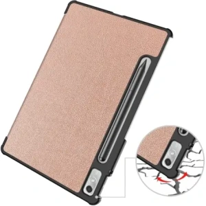 Hurtownia GSM - Etui Bizon Case Tab Croc do Lenovo Xiaoxin Pad Pro 2022 / P11 Pro Gen 2 różowozłote - BIZ434 - {ean13} - Hurt