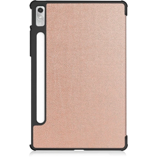 Etui Bizon Case Tab Croc do Lenovo Xiaoxin Pad Pro 2022 / P11 Pro Gen 2 różowozłote