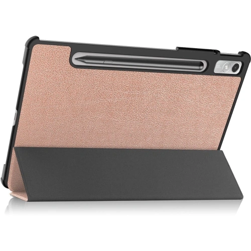 Etui Bizon Case Tab Croc do Lenovo Xiaoxin Pad Pro 2022 / P11 Pro Gen 2 różowozłote