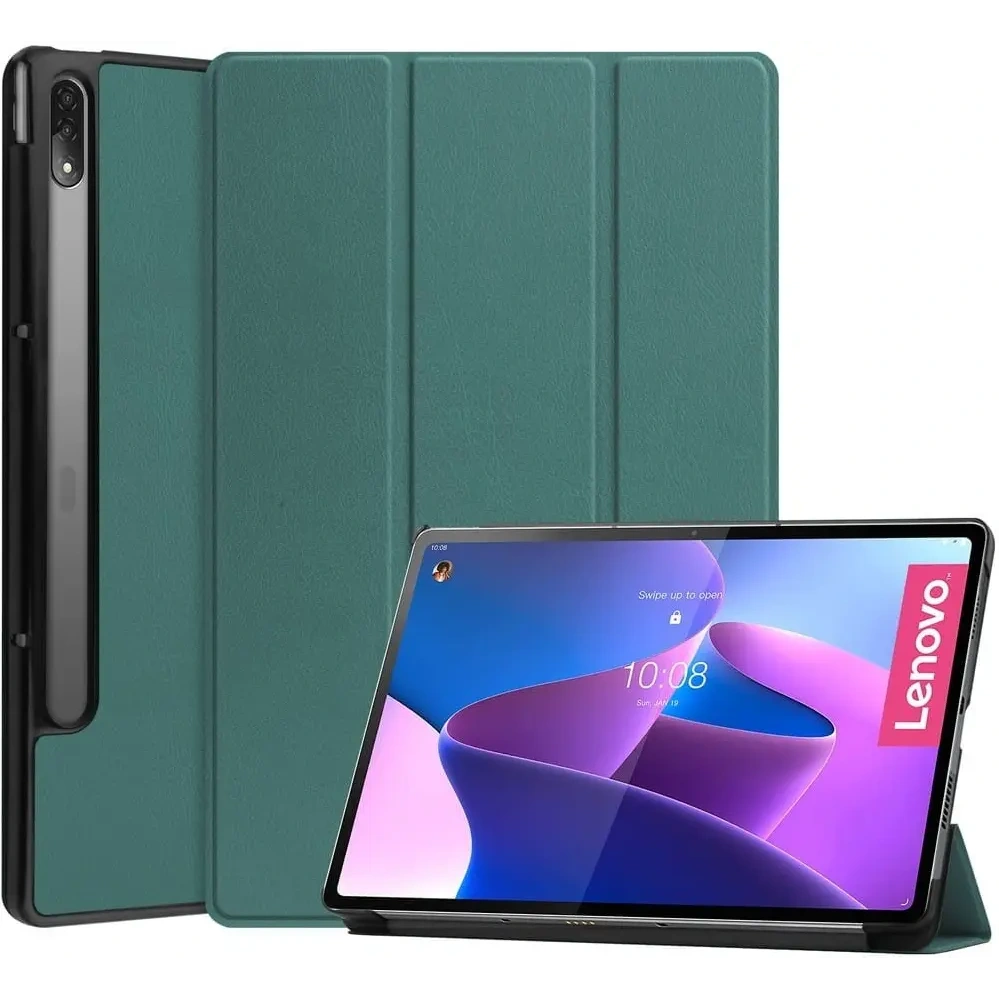 Hurtownia GSM - Etui Bizon Case Tab Croc do Lenovo Tab P12 Pro ciemnozielone - BIZ435 - {ean13} - Hurt