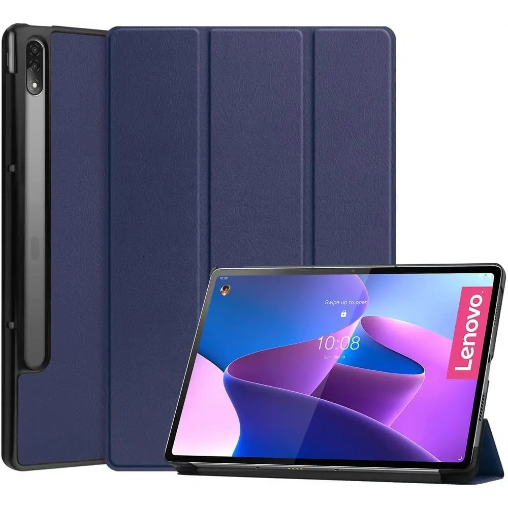 Hurtownia GSM - Bizon Case Tab Croc Lenovo Tab P12 Pro tengerészkék - BIZ436 - {ean13} - Hurt