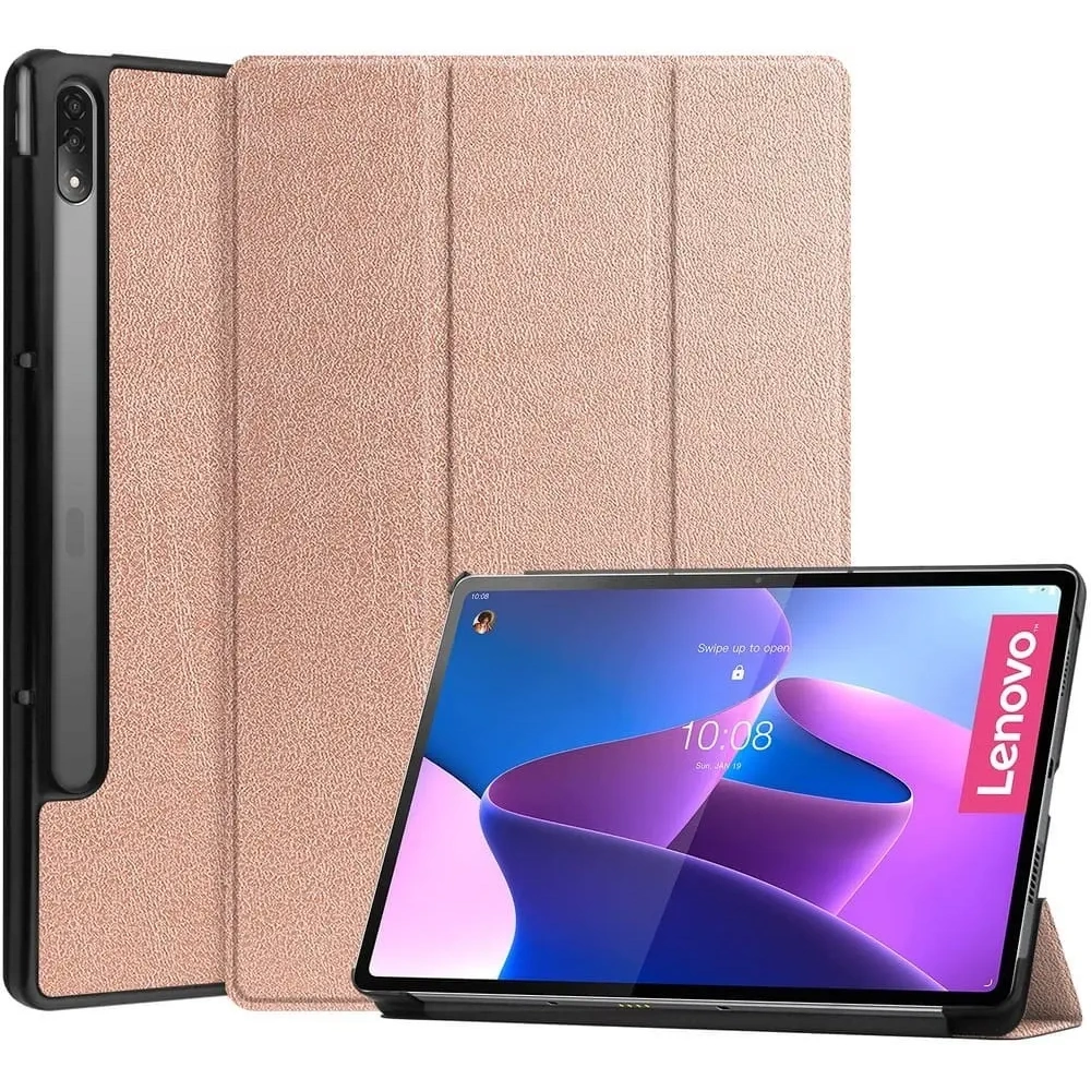 Hurtownia GSM - Bizon Case Tab Croc Lenovo Tab P12 Pro rózsaarany - BIZ437 - {ean13} - Hurt