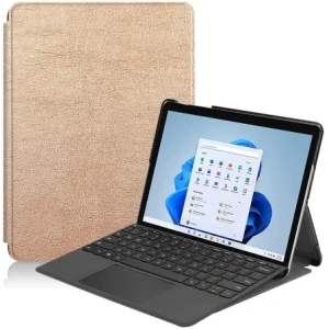Hurtownia GSM - Etui Bizon Case Tab Croc do Microsoft Surface Go 3 / Go 2 / Go różowozłote - BIZ441 - {ean13} - Hurt