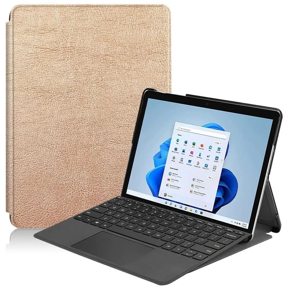 Hurtownia GSM - Caz Bizon Tab Croc Microsoft Surface Go 3 / Go 2 / Go roz auriu - BIZ441 - {ean13} - Hurt