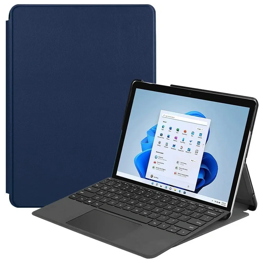 Wholesale Bizon Case Tab Croc Microsoft Surface Go 3 / Go 2 / Go navy blue - BIZ442 - {ean13} - Hurt