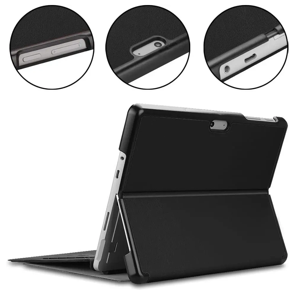 Hurtownia GSM - Bizon Case Tab Croc Microsoft Surface Go 3 / Go 2 / Go fekete - BIZ444 - {ean13} - Hurt